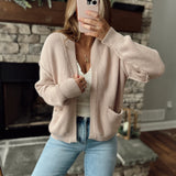 Natural Blush Every Day Pocket Cardigan