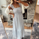 Blue Teton Midi Dress