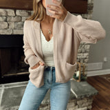 Natural Blush Every Day Pocket Cardigan