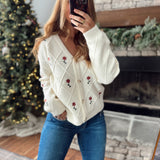 Petal Aura Knit Cardigan