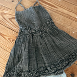 Black Delray Embroidered Tank Top
