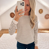 Olive & Burgundy Rachelle Sweater