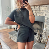 Black Jaylee Shorts