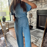 The Errander Paradise Blue Scuba Jumpsuit