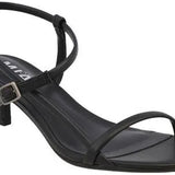 Black Meleani Kitten Heel