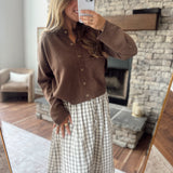 Brown Haisley Cardigan