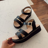 Black Jacklyn Platform Sandal