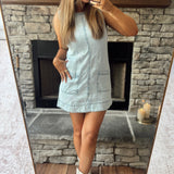 Blue Jean Beauty Mini Dress