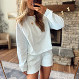 Halogen Blue Stripe Society Shorts