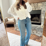 Mica Intense Blue MR Bootcut Denim