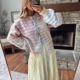 Bubblegum Dream in Color Cardigan