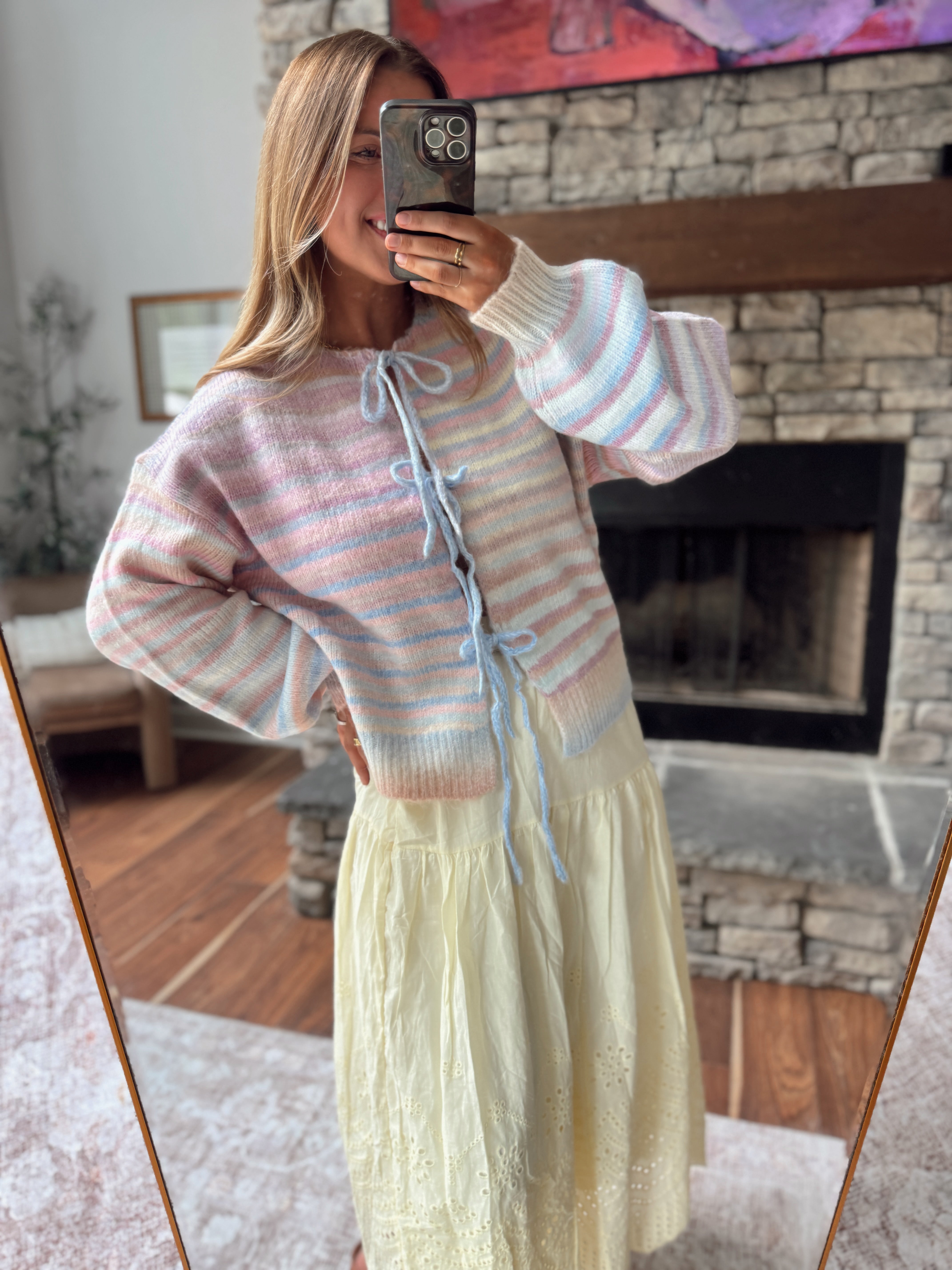 Bubblegum Dream in Color Cardigan
