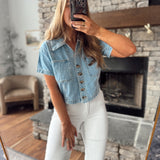 Denny Denim Button Up Shirt