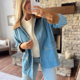Medium Wash Hailee Barn Jacket