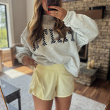 Pale Yellow Sprint Shorts