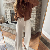 Mocha Cream Avayah Scuba Crop Pant