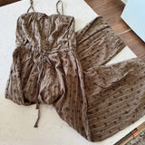 Dark Brown Shaelyn Jumpsuit