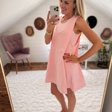 Pink Momentum Tank and Mini Dress Set