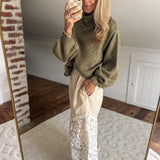 Tan Stripe Soli Jogger Pants