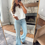 Cello Light Kendrick Relaxed Flare Jeans