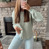 Sage Lightweight Bailey Sweater