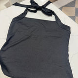 Black Caldera Halter Top