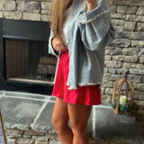 Prettiest Red Cotton Lounge Shorts