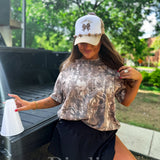 BIRDIE Dark Camo Oversized Tee