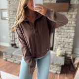 Dark Brown Vanna Sweatshirt