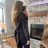 Black Perfect Detail Sweatshirt