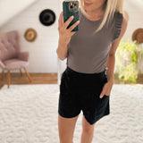 Carefree Days Black Shorts