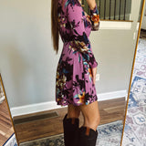 Gabby Magenta Floral Mini