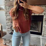 Burl Wood High Note Sweater Top