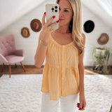 Sunlight Lace Trim Swiss Dot Tank
