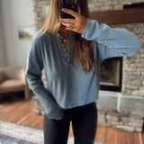 Blue Foundry Henley Top