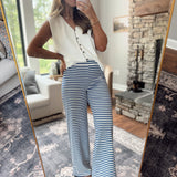 Stripe Hype Blue Striped Pants