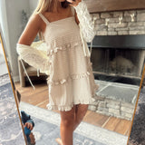 Mocha Plaid Monterey Mini Dress