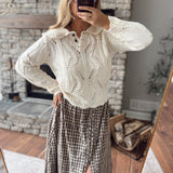 Ecru Sweetest Thing Sweater