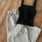 Black Simple Things Pants