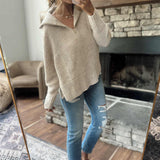 Beige Terrain Quarter Zip Sweater