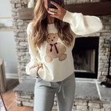 Ivory Bearly Awake Sweater