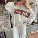 Ash Gray Lake Mock Neck Sweatshirt