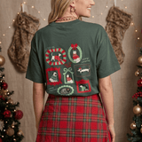 Happy Pawlidays Green Vintage Boxy Tee