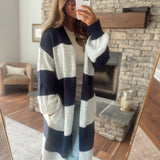 Navy Just My Type Cardigan