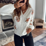 The Gingerbread Patch Cardigan