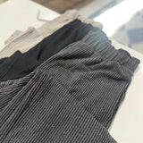 Charcoal Ribbed Retreat Pants