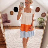 Ice Cream Dreams Orange/Blue Tiered Mini