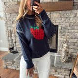 Navy You're The Jam Sweater