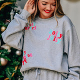 Holly Merry Everything Grey Sweatshirt