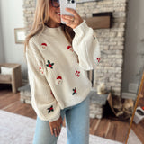 Cream The Jolly One Sweater